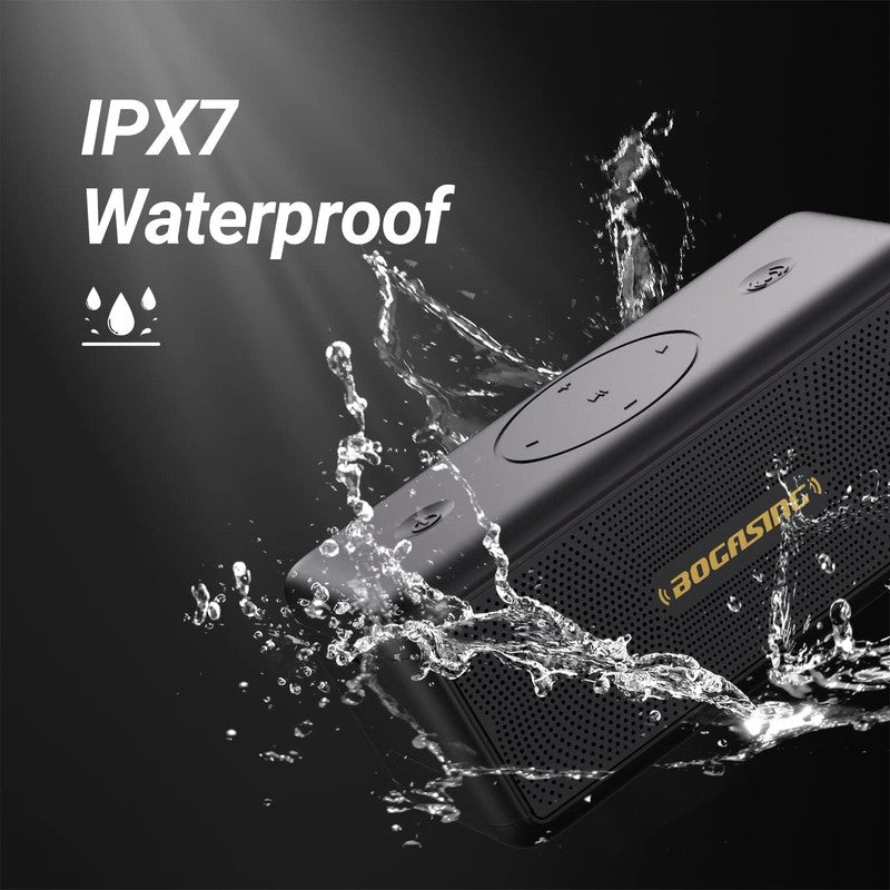 M5 Bluetooth Speaker 40W, 30H Playtime, IPX7 Waterproof, TWS, USB, Black2
