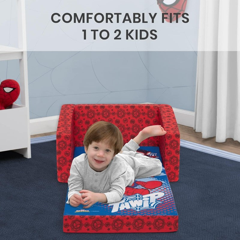 Spidey & His Amazing Friends Cozee Flip-Out Kids Chair Lounger 2-in-13