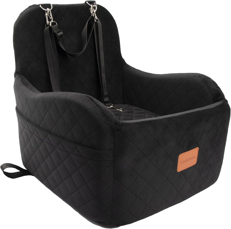 Dog Booster Car Seat for Small/Medium Dogs up to 35Lbs,Elevated Cushion Fits in 0