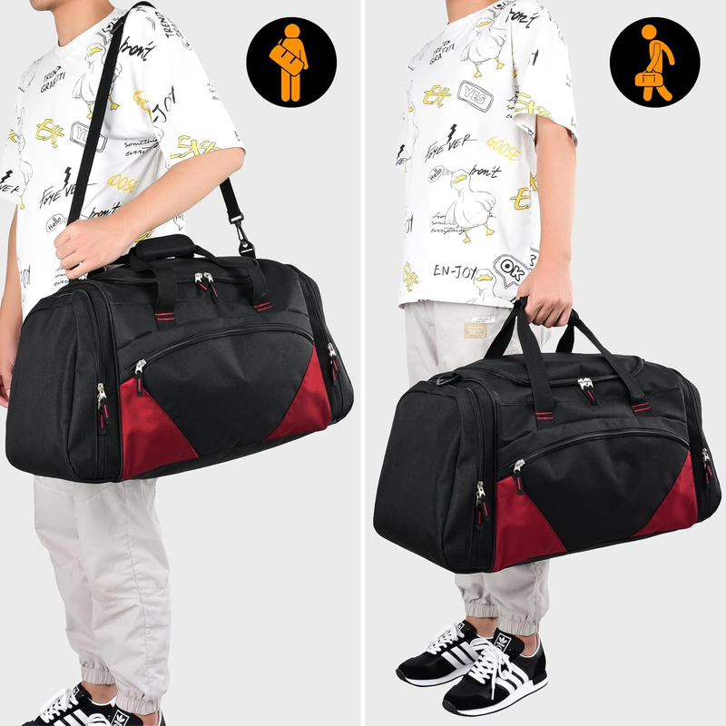 Mens Gym Bag, 55L Large Sports Duffle Bags, Workout Bags Lightweight6