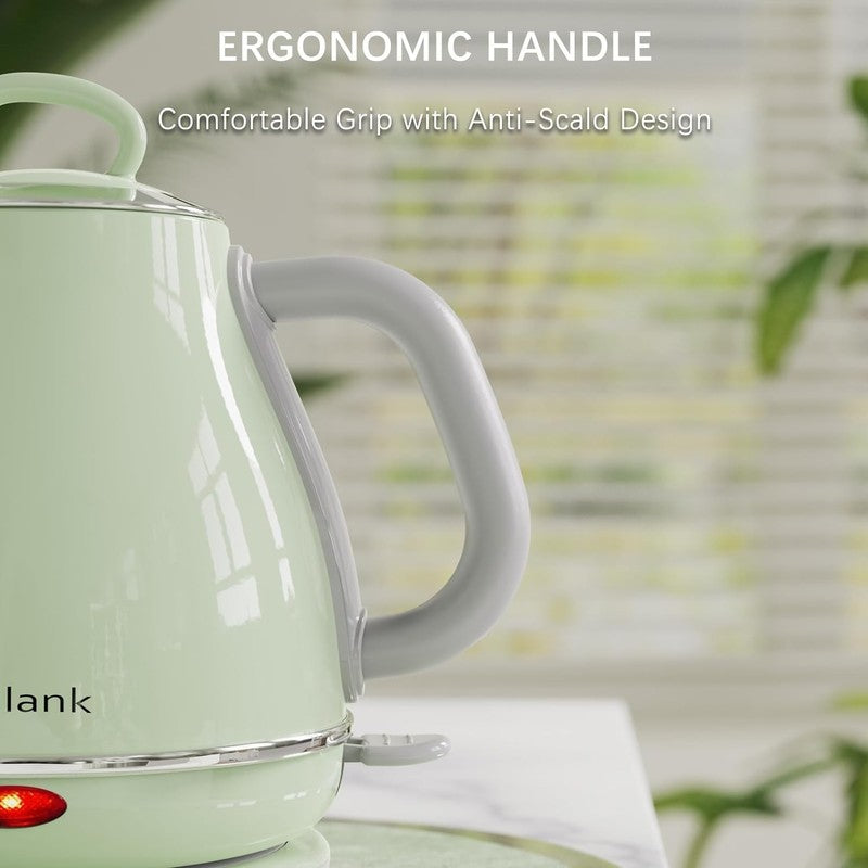 Gooseneck Electric Kettle 1L 1500W Fast Boil Stainless Steel Green8