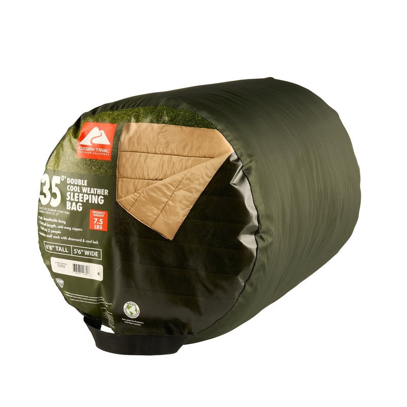 35°F Doublewide Sleeping Bag – Extra-Wide Outdoor Sleeping Bag for Camping10