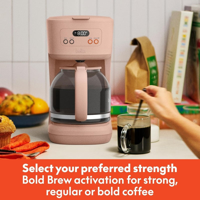 12 Cup Programmable Coffee Maker LCD Auto Shutoff 900W Blossom4