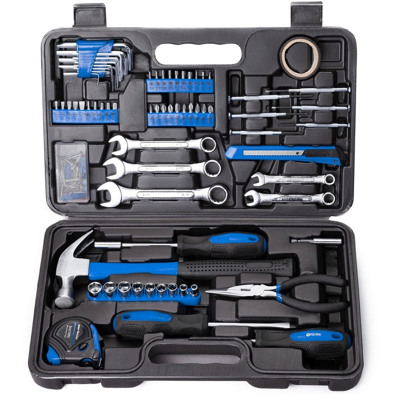 148-Pc Household Tool Set with Toolbox Blue General Hand Tools Kit with Socket3