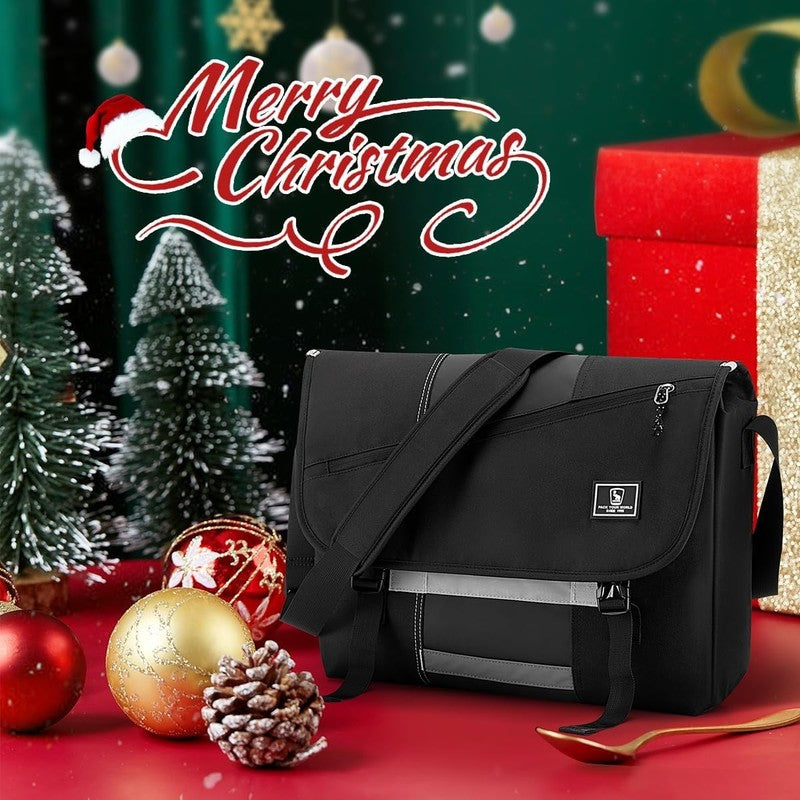 Messenger Bag 14 Inch Laptop Crossbody Satchel Shoulder Travel Office Briefcase2