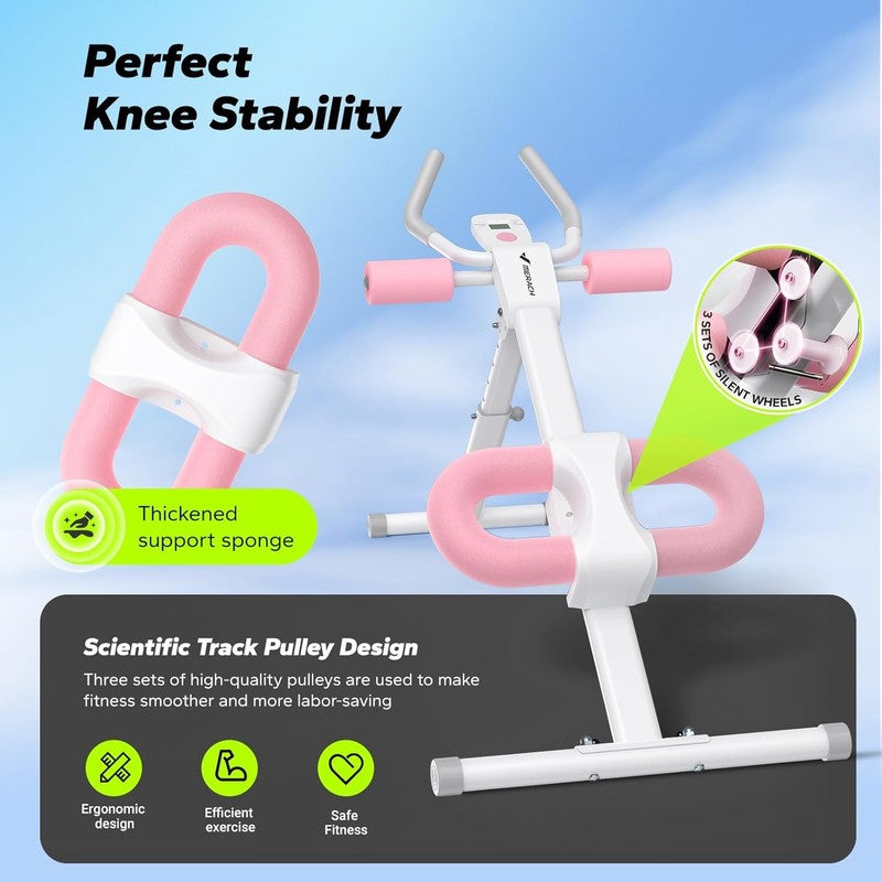 Adjustable Ab Machine for Home Gym Foldable Ab Trainer Workout Equipment for Abs6