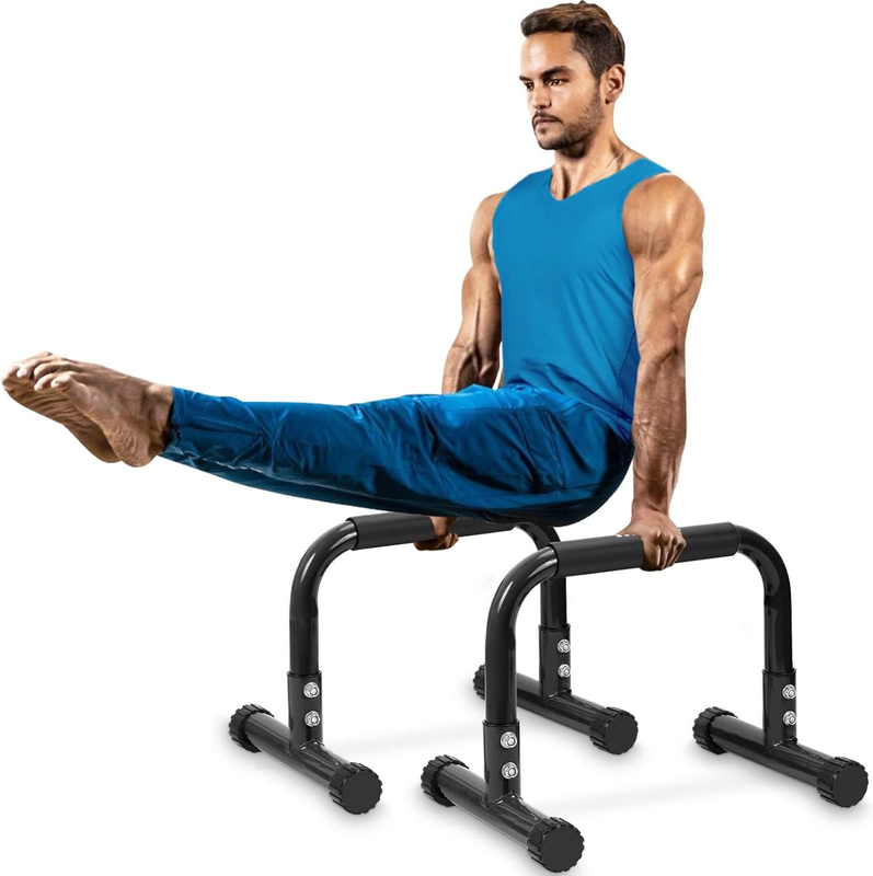 12" Push Up Parallettes & Dip Bars Foam Handles Calisthenics L Sit Handstand10