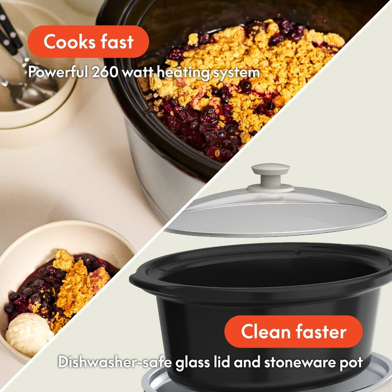 6 Qt Slow Cooker, Oatmilk3