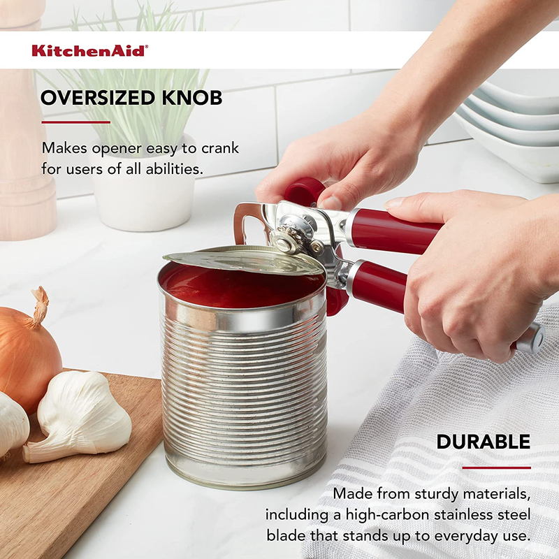 KitchenAid Classic Can Opener Bottle Opener Stainless Steel Empire Red3