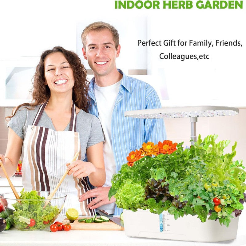 12 Pod Hydroponics Growing System Indoor Herb Garden Kit w/ Grow Light Timer4