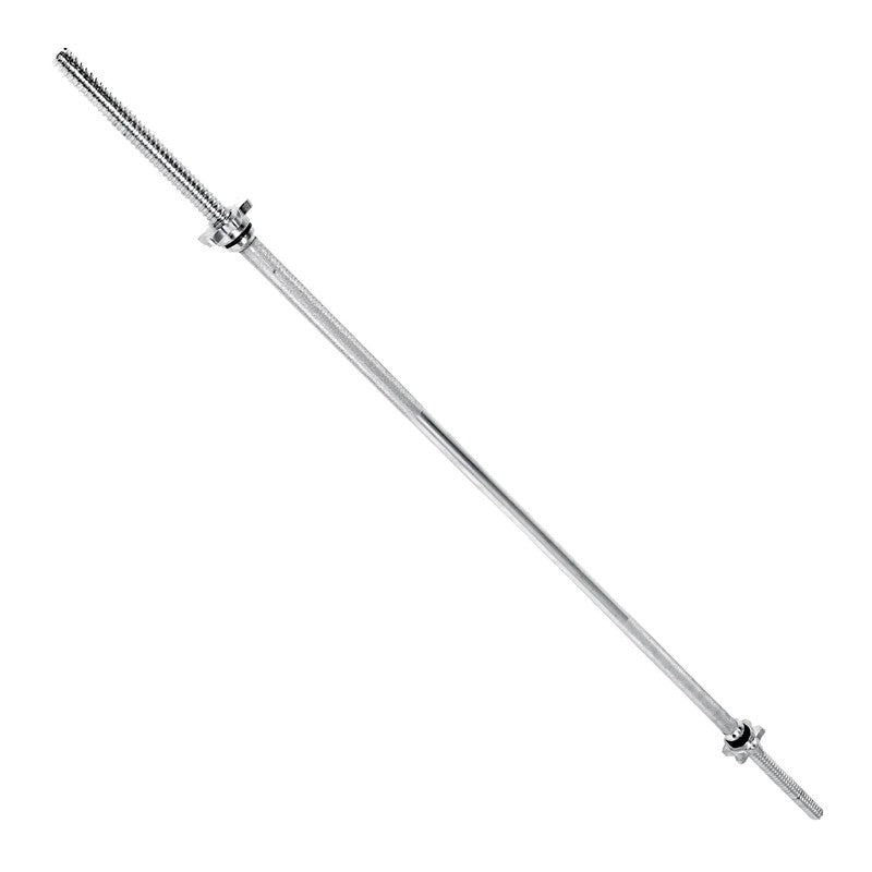 Barbell   Straight Standard Weight Bar with Threaded Ends, 6 Ft.10