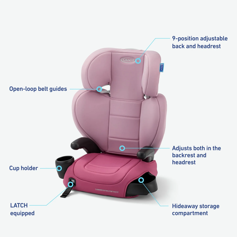Turbobooster Stretch2Fit Booster, Rosalie, Pink5