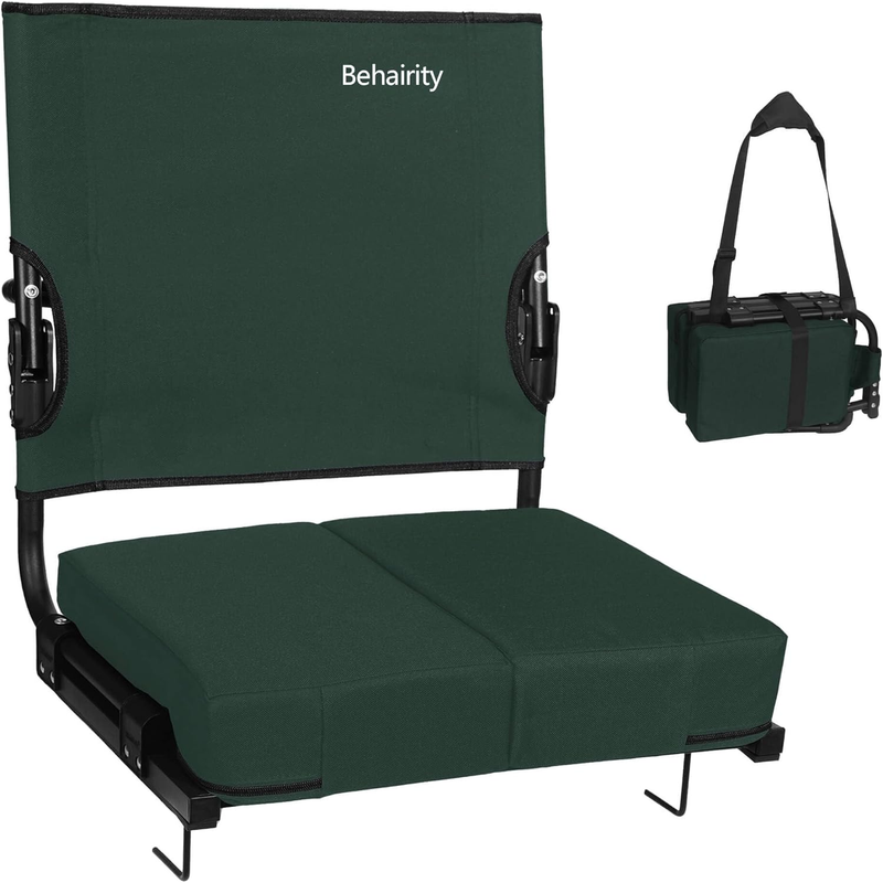Portable Stadium Seat w/ Back Support Wide Padded Folding Chair10