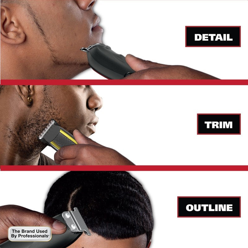 Edge Pro Corded Trimmer T-Blade Ultra Close Hair Cutting Kit 9686-3002