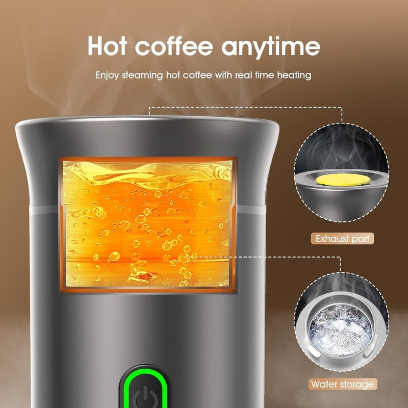 Portable 3 in 1 Espresso Maker 20 Bar Self Heating USB C Travel Coffee Machine5