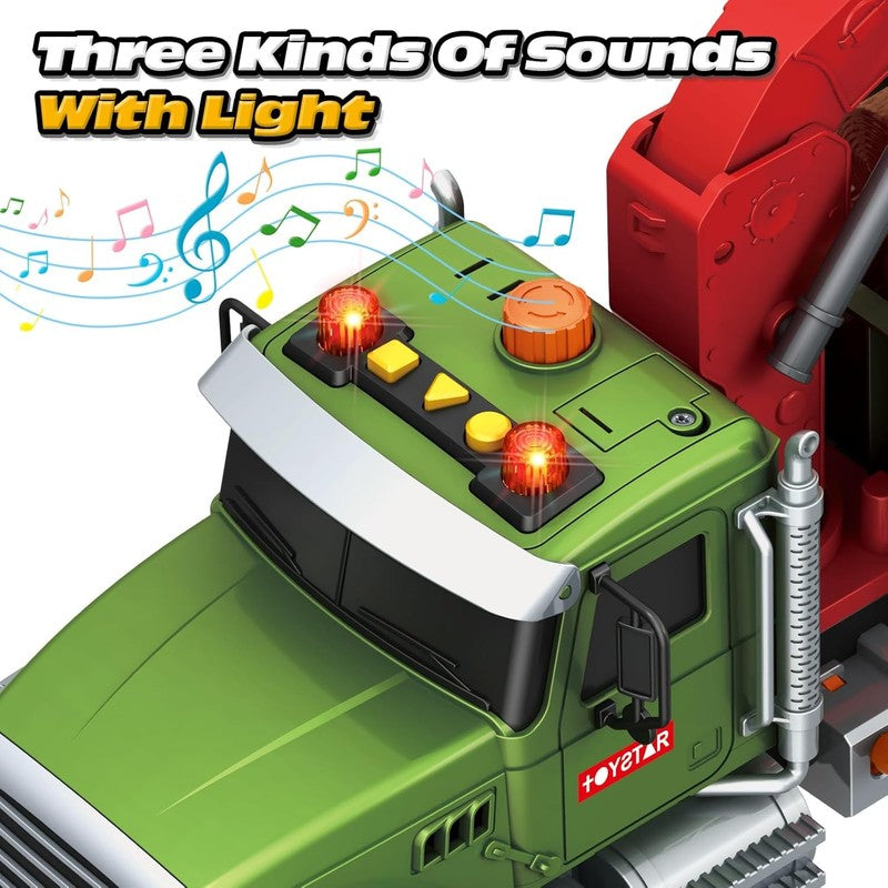 Farm Truck Toy with Loading Crane Lights and Sounds for Boys and Girls Ages 3 65