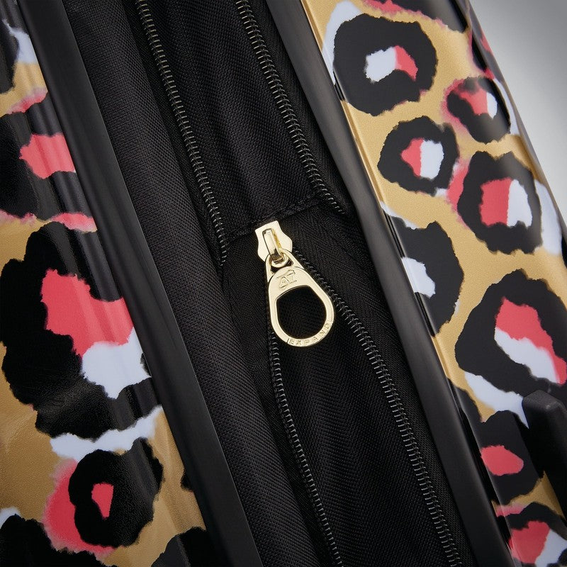 Arabella Hardside Carry on Luggage with Spinner Wheels   Leopard Gold6