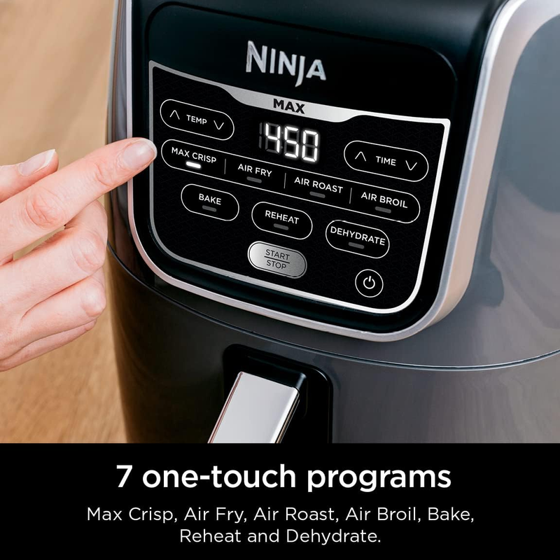 Ninja AF161 Max XL Air Fryer 5.5QT 5 in 1 Roast Bake Reheat Dehydrate1