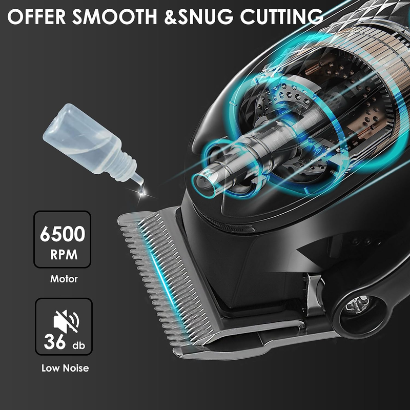 Hair Clippers for Men, Professional Barber Clipper for Hair Cutting Cordless & C3