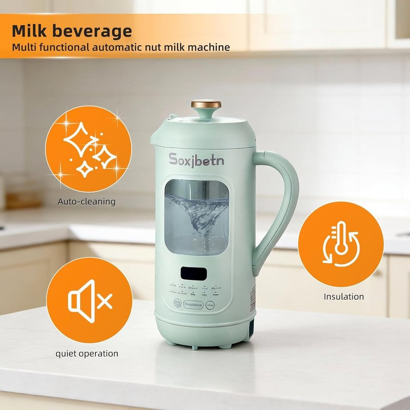 Nut Milk Maker & Multi Function Blender   1L Large Capacity, Self Cleaning, for 3