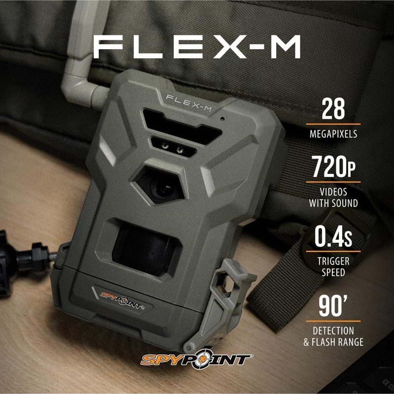 Flex-M Twin Pack Cellular Trail Cameras 28MP 720P Night Vision IP65 LTE GPS1