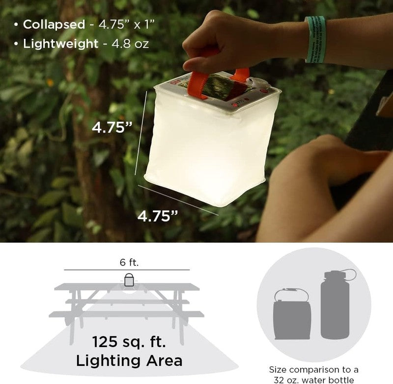 Solar Camping Lantern - Inflatable LED Lamp Perfect for Camping, Hiking, Travel 3