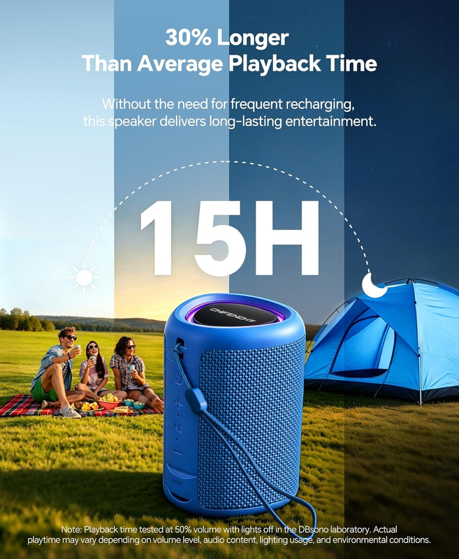 Wireless Bluetooth Speaker IPX5 Waterproof TWS BT 5.3 Outdoor Sound3