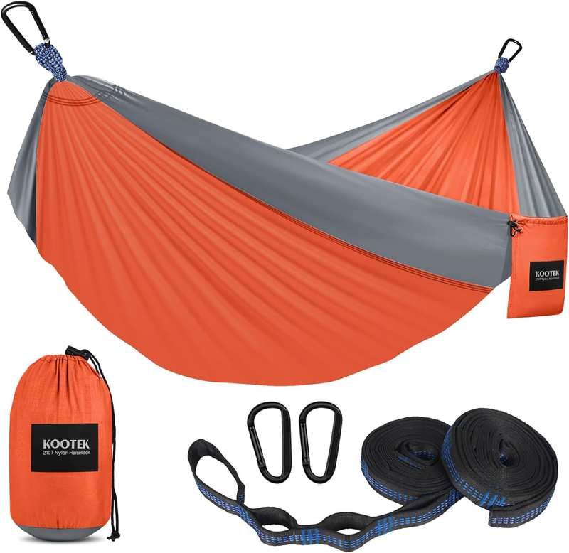 Portable Camping Hammock w/ Tree Straps & Carry Bag Outdoor Travel Hiking9