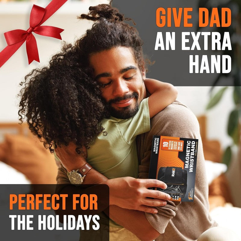 Magnetic Wristband for Tools   Perfect Gift for Dads, Handyman & Grandpa2