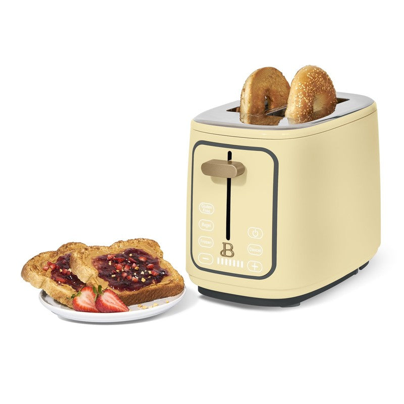 2 Slice Toaster with Touch-Activated Display, Buttercream by Drew Barrymore5