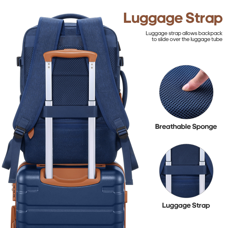 Carry on Luggage Set 3 Piece Hard Shell Luggage Sets with YKK Zipper Spinner Whe5