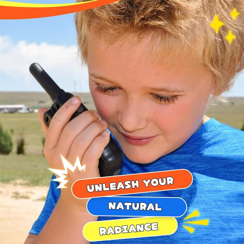Kids Walkie Talkies 3 Pack Rechargeable Toy Radios Long Range w/ Flashlight 4 107