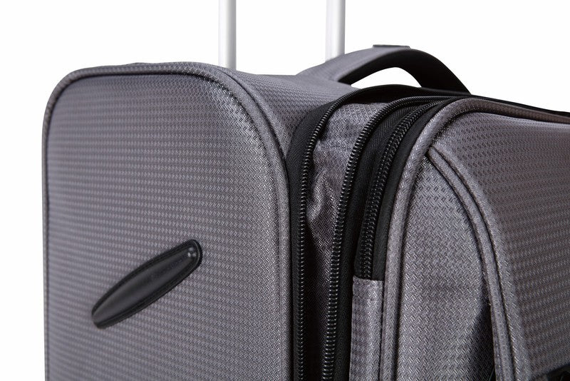 Gravity Free 20" Softside Upright Carry On Luggage, Gray4