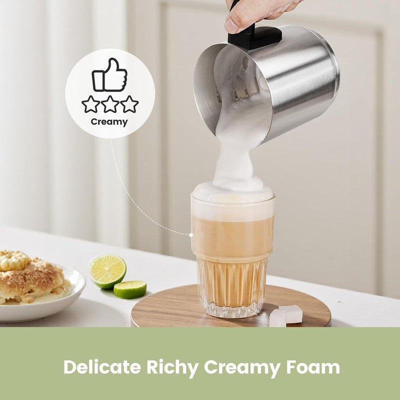 Hot Chocolate Maker with 5 in 1 Milk Frother and Steamer, Professional Milk Stea8