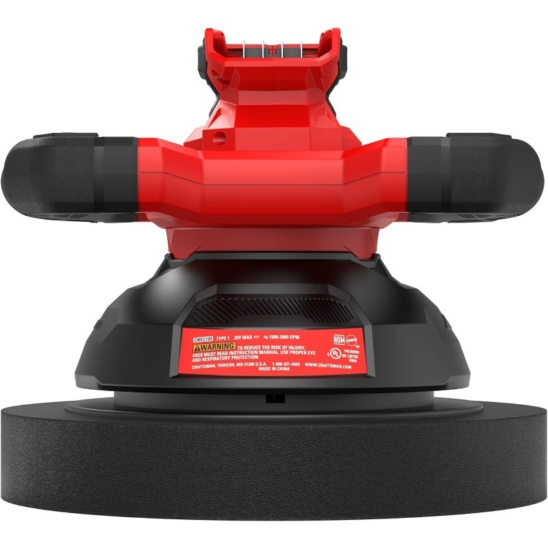 CRAFTSMAN V20 Cordless Buffer Polisher, Orbital Polisher for Car Detailing4
