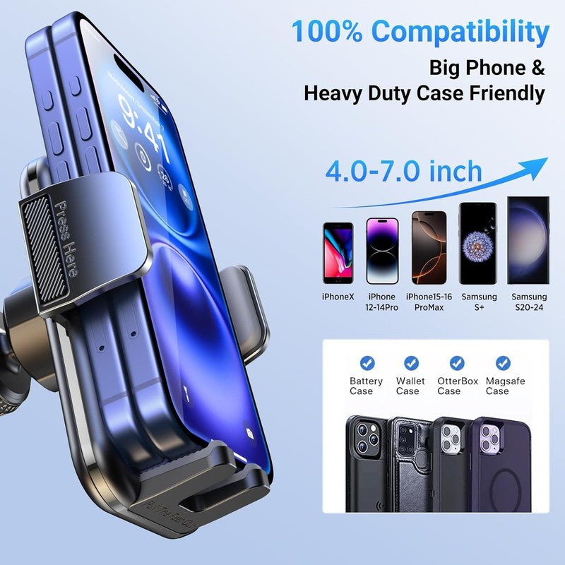 3 in 1 Car Phone Holder Mount 360° Adjustable Dashboard & Vent Cell Phone Holder5