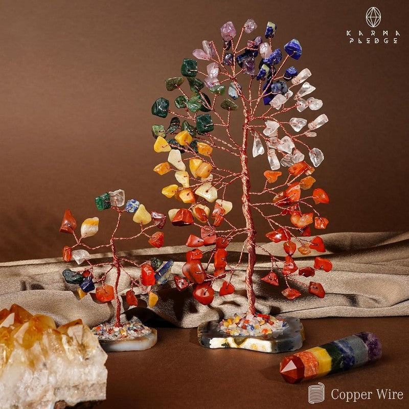 7 Chakra Tree of Life Crystal Set Feng Shui Decor Positive Energy Good Luck Gift4