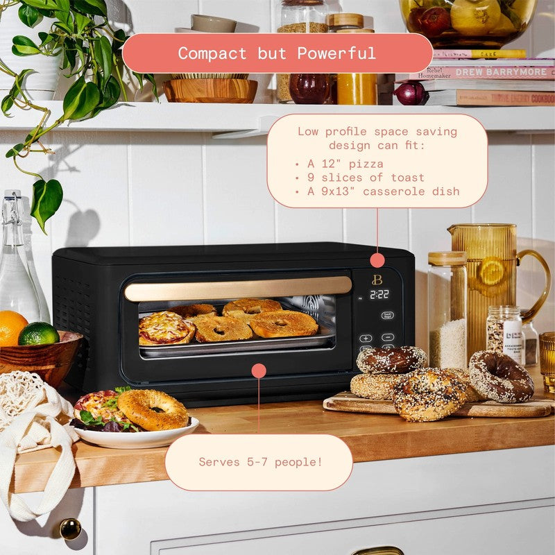 Drew Barrymore Infrared Air Fryer Toaster Oven 9-Slice 1800W Black Sesame2