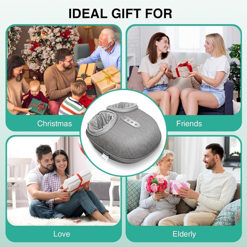 Shiatsu Foot Massager w/ Heat Deep Kneading Pain Relief Home Office5