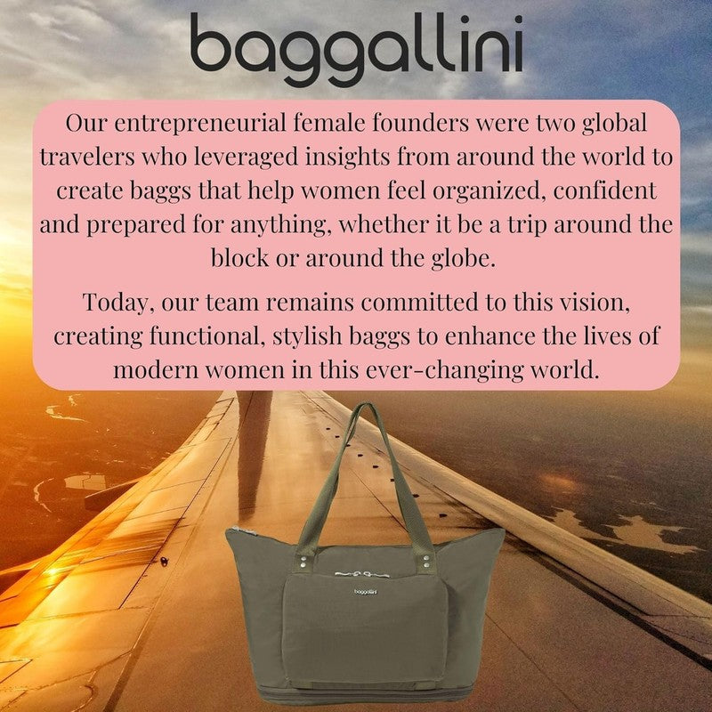 Carryall Expandable Lightweight Travel Tote 22" Packable Folding Compact Nylon W6