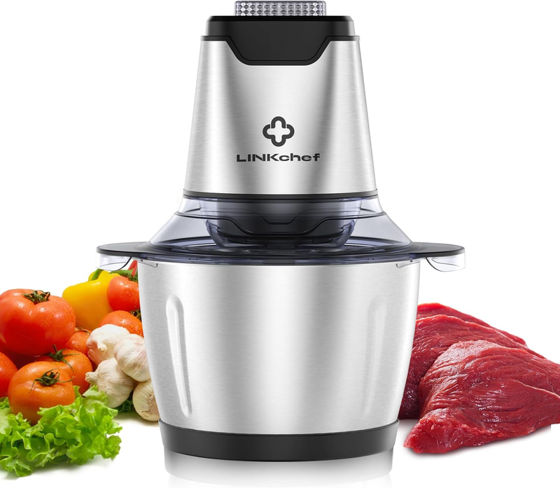 250W Mini Food Chopper 5-Cup Processor with 4 Blades, Stainless Steel9