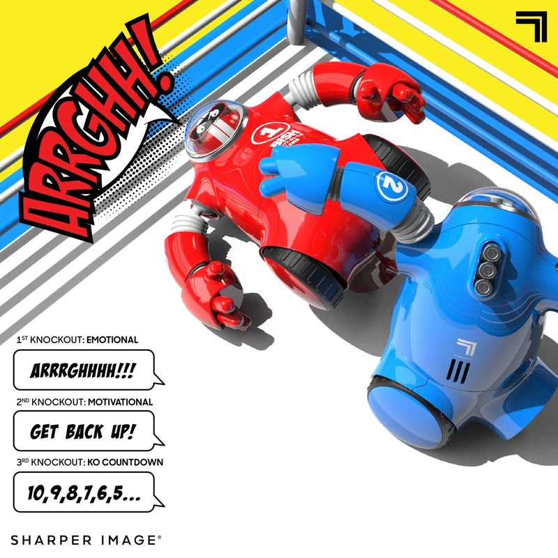  Toy RC Robo Rivals Remote Control Robot Fighting Set with 2-Player Combat with7