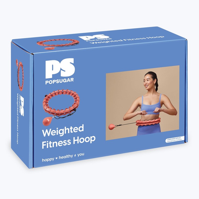 Adjustable Fitness Hoop with Weighted Ball, Coral, 1 Count7