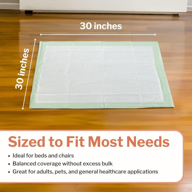 Super Underpads 30"x30"   100 Count Disposable Chux Pads for Incontinence Care5
