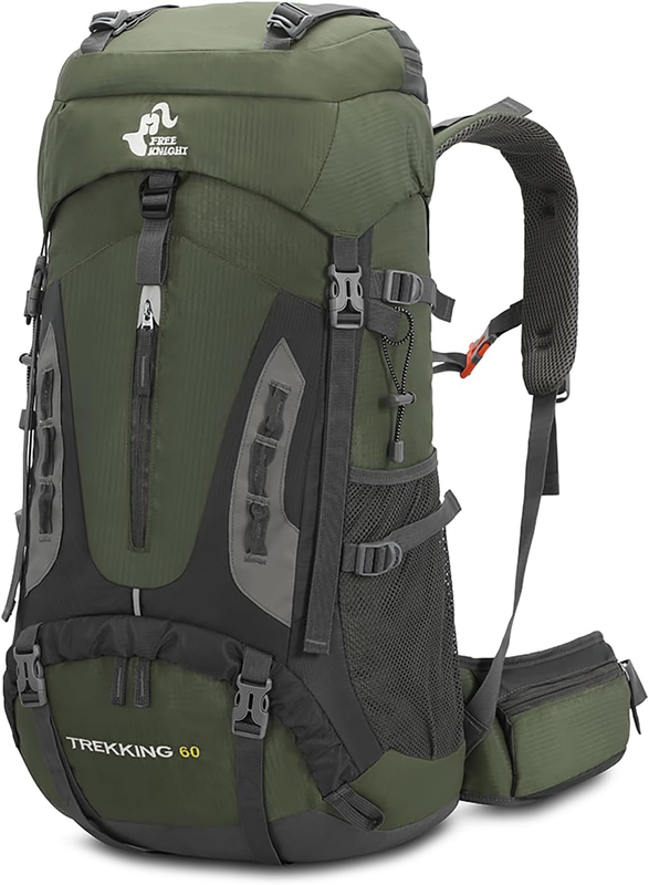 60L Hiking Backpack Waterproof Camping Travel Daypack w/ Rain Cover11