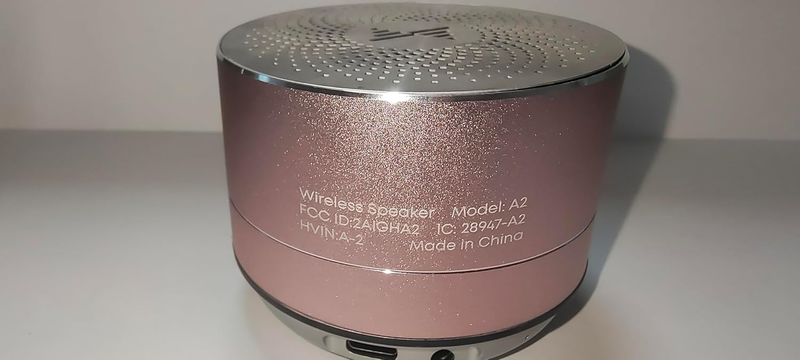 A2 Portable Wireless Bluetooth Speaker with Lights and Lanyard,5W Mini Small Met6