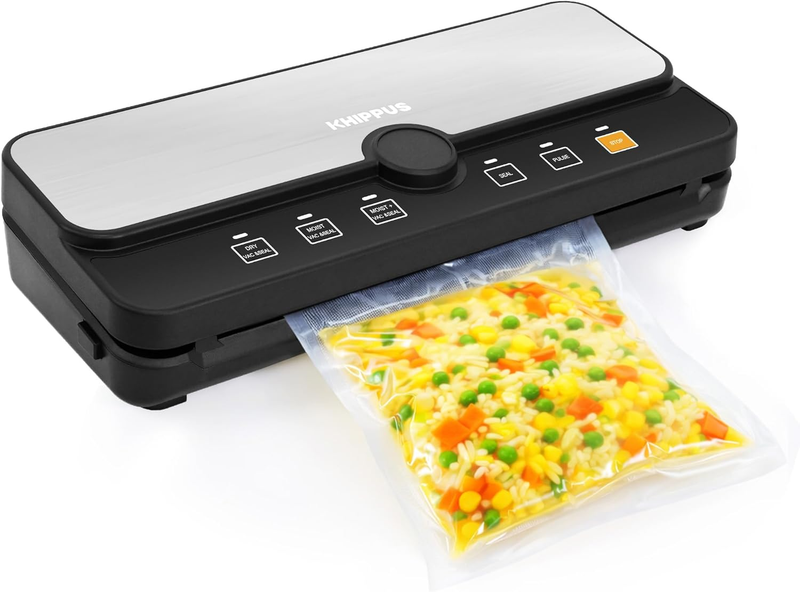 KS6607BX Vacuum Sealer for Food, Dry, Moist and Liquid, Powerful Preservation Sy5