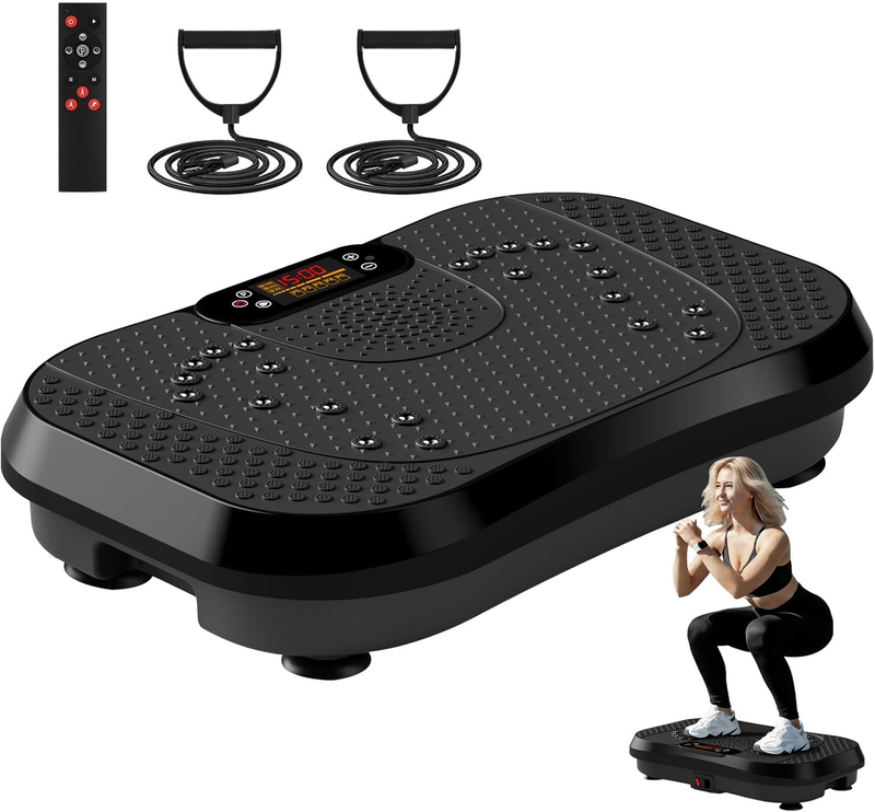 Vibration Plate Exercise Machine 450lbs Whole Body Workout Shake Board8
