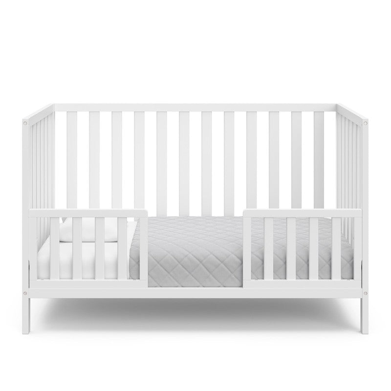 Sunset 5-In-1 Convertible Baby Crib, White4
