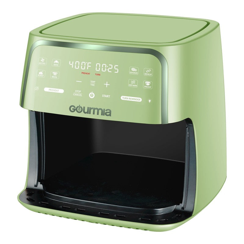 8Qt Digital Air Fryer | Fryforce 360° Tech, 8 Presets, Easy View Window, Green3